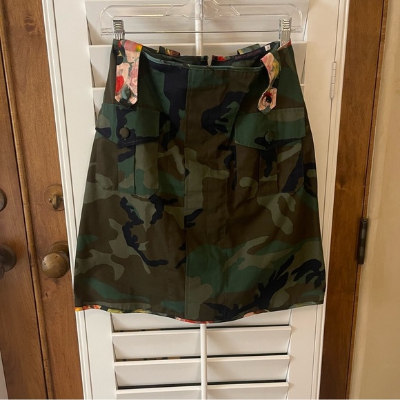 Harvey Faircloth Utility Miniskirt, Orig $350, SZ 8 - Picture 3 of 11